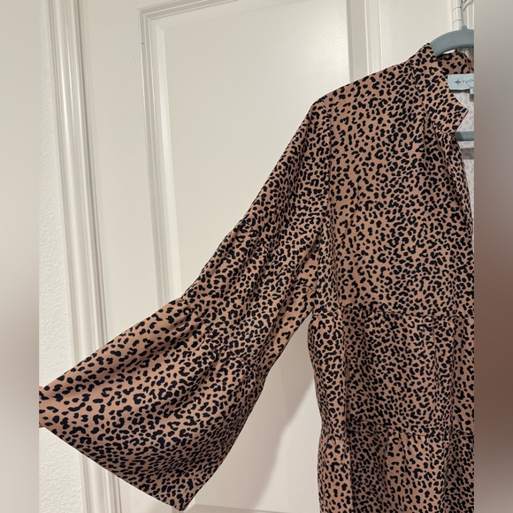 Tuckernuck Edith Tiered Long Sleeve Blouse XL - Picture 4 of 7